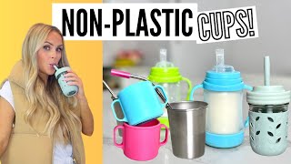 4 BEST Non-Plastic Kids Drink Cups AMAZON Finds // Lindsay Ann
