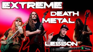 How to Play Guitar Like Cannibal Corpse (Riffs, Gear, Tone & On-Screen Tabs)