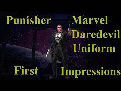 Punisher Marvel's Daredevil Uniform thoughts (Marvel Future Fight)