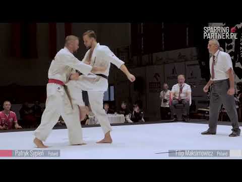 Filip Maksimowicz vs Patryk Sypień semi final 19th European Open Karate Championship 2022 IKO