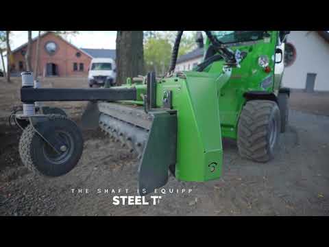 Avant Power rake attachment for Avant Articulated Mini Loader