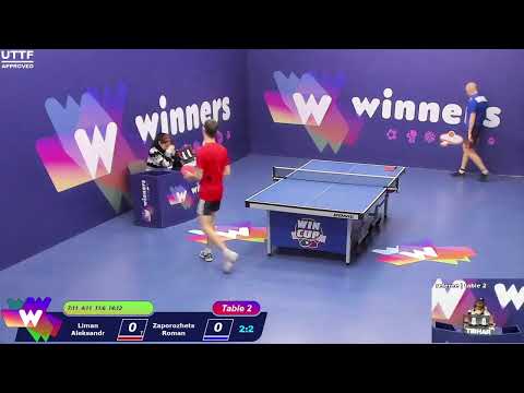 WINners CUP table 2  01.01  Liman Aleksandr - Zaporozhets Roman 13:00