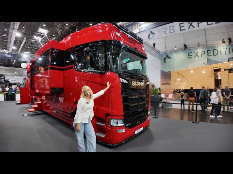 MOTORHOME 2026 STX Scania 3 Slideouts with Jeanne Caravan Salon Düsseldorf 2025