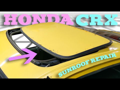 Honda CRX Sunroof Repair using 3D Printed Bumpstops - Make it So
