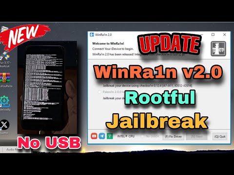 ✅{New update WinRa1n.exe v2.0} Jailbreak iOS 15/16 (Rootful ✅without USB for Windows)