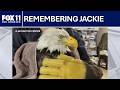 Big Bear bald eagle Jackie dies after weeks of intensive medical care