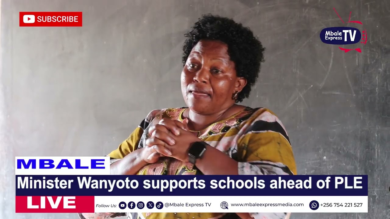 Minister Lydia Wanyoto supports P7 candidates with feeding ahead of PLE