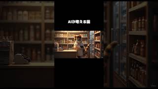 猫がコンビニ店員だったら2 #aivideo #ai