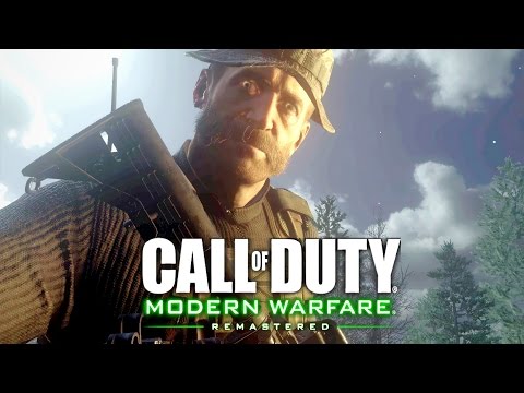 Call of Duty 4 Modern Warfare Remastered: Hunted Mission Gameplay Veteran