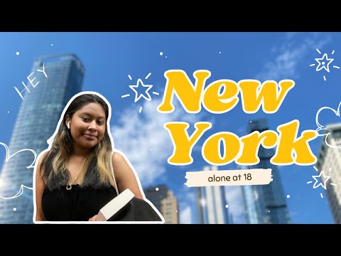I went to New York *ALONE* at 18 | NYC Travel Diaries1 🍎🗽