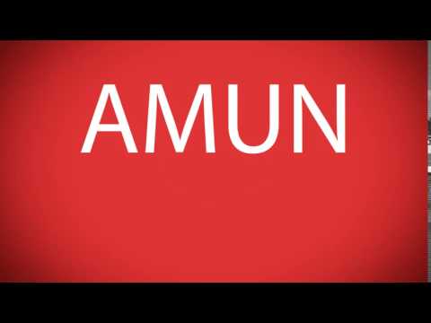How to pronounce AMUN [Marvel characters]
