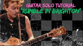 Rumble In Brighton - Guitar Solo Lesson #thestraycats #briansetzer #guitarlesson