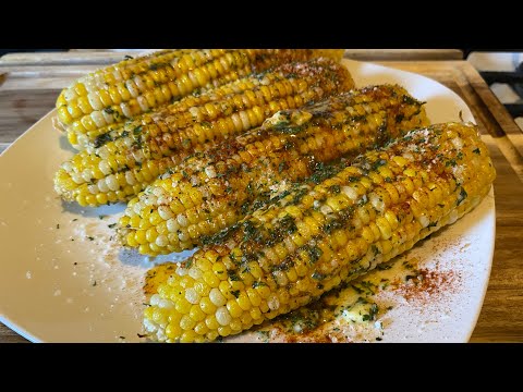 Oven Roasted Baked Corn On The Cob