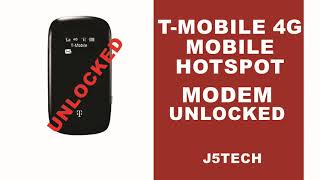 How to Unlock T MOBILE 4G MOBILE HOTSPOT