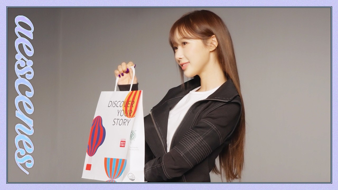 [ae:scenes] 공항 가면 또 만날 수 있어요✈️ | 에스파 롯데면세점 비하인드 (aespa LOTTE DUTY FREE Behind)