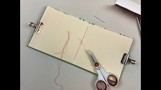 Paper Tip: How to Make a 3 Hole Pamphlet Stitch