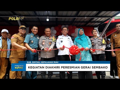 KAPOLDA KEPRI HADIRI PELUNCURAN KOPERASI DESA MERAH PUTIH DESA KUALA SEMPANG DI BINTAN