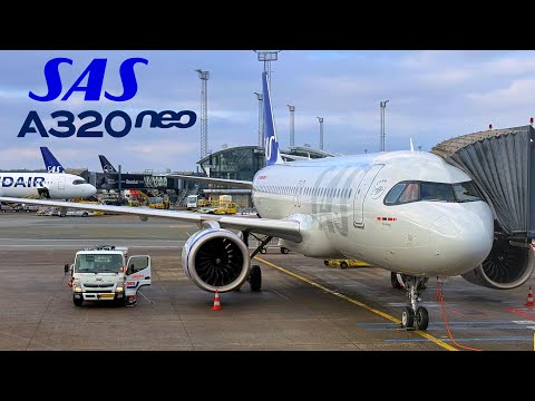 🇩🇰 Copenhagen CPH - Paris CDG 🇫🇷  SAS Airbus A320neo [FULL FLIGHT REPORT]