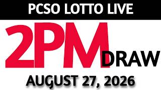 Lotto Result Today 2pm Draw August 27, 2026 Swertres Ez2  PCSO LIVE