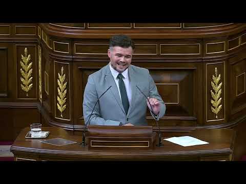 Rufián advierte a Pedro Sánchez que si la corrupción "escala" le obligará a elecciones