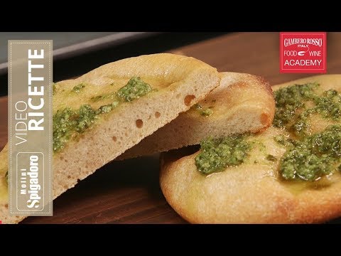 RICETTA FOCACCE AL PESTO CON FERMENTI LATTICI | Molini Spigadoro