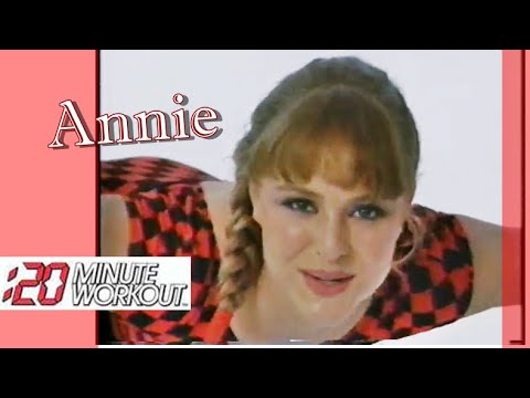 The :20 Minute Workout, full episode - Anne, Leslie and Holly, red and black leotards.