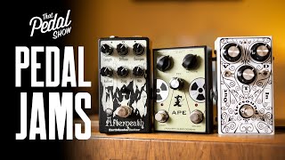 Video thumbnail for J Rockett APE, Earthquaker Afterneath V3, N-Audio Firesound – That Pedal Show Pedal Jams by That Pedal Show