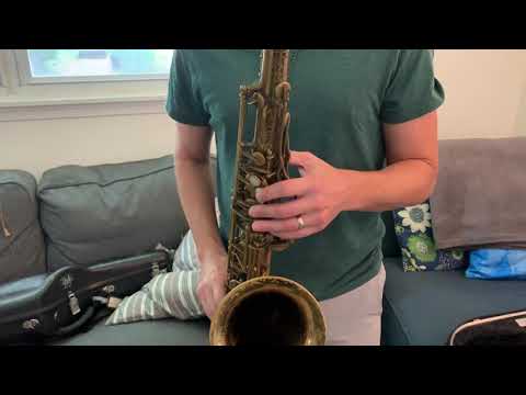 1958 75,xxx Selmer Mark VI Tenor Saxophone Demo, www.dcsax.com