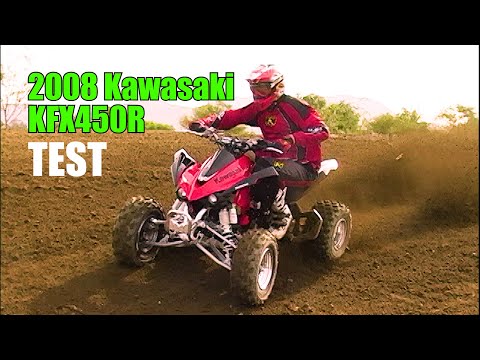2009 Kawasaki KFX450R Test Review