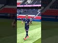Neymar before match walking on ground