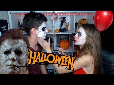 🎃 КЛОУН-ДЕВУШКА ПЕННИВАЙЗ ДЕЛАЕТ ОБРАЗ МАЙКЛА МАЙЕРСА НА ХЭЛЛОУИН 🎃