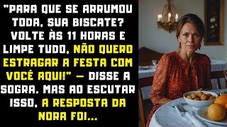 "Para Que Você Se Arrumou Assim? Prepare Tudo E Vá Embora. Volte Às 11 E Limpe Tudo..."