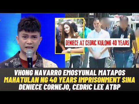 TUNAY na REAKSYON ni Vhong Navarro matapos MAIPAKULONG sina Deniece Cornejo at Cedric Lee 40 YEARS!