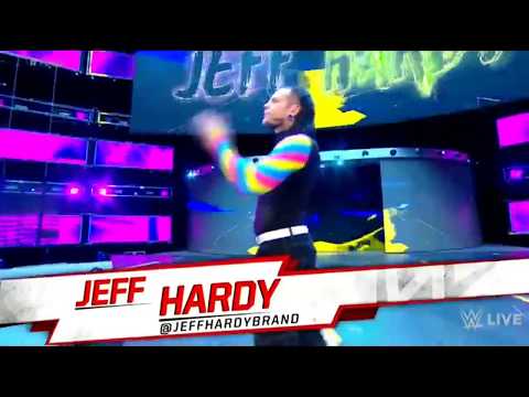 Jeff Hardy returns To WWE Raw 2018 - WWE RAW 4/9/2018 (Raw After Wrestlemania)