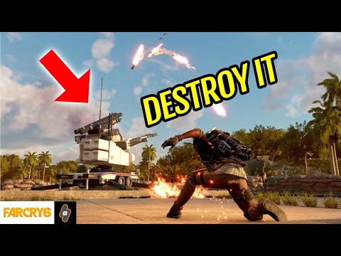 How to DESTROY Anti-Aircraft in Far Cry 6 with no weapons.