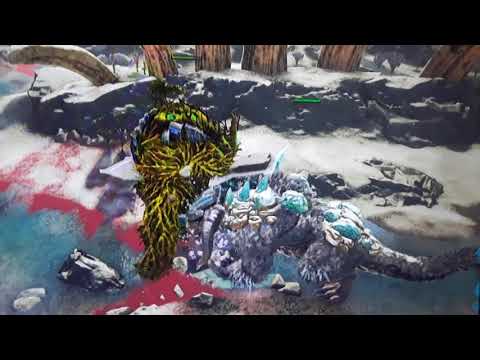 Forest titan vs Ice titan!