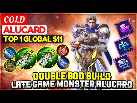 Double BOD Build, Late Game Monster Alucard [ Top 1 Global Alucard S11 ] COLD - Mobile Legends