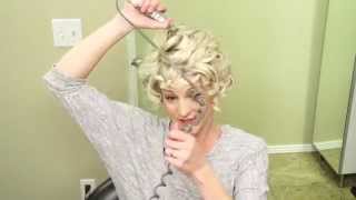 How to Curl Short hair // Curly Hair Youtube Tutorial