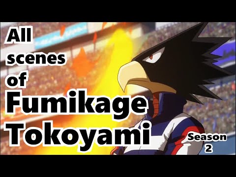 'All' Scenes of Tokoyami Fumikage (+Dark Shadow) Season 2 (BNHA)