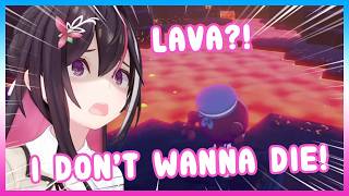 AZki it's too afraid when reaching the Lava Area