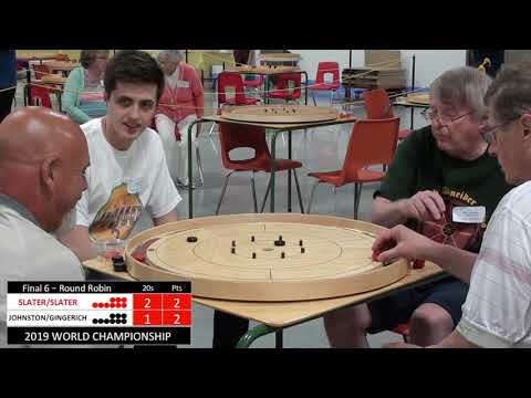 2019 World Crokinole Doubles - Slater/Slater v Johnston/Gingerich
