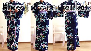 How to wear yukata for women