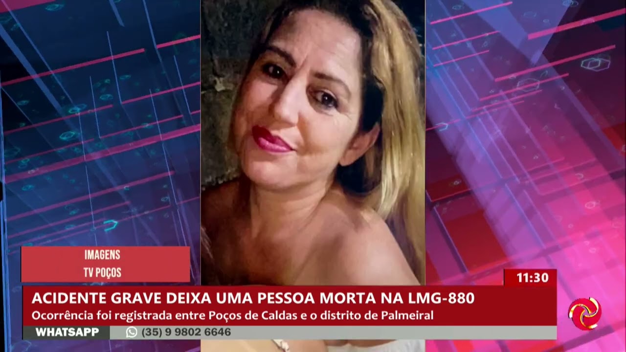 Acidente na LMG-880 mata mulher em Poços de Caldas
