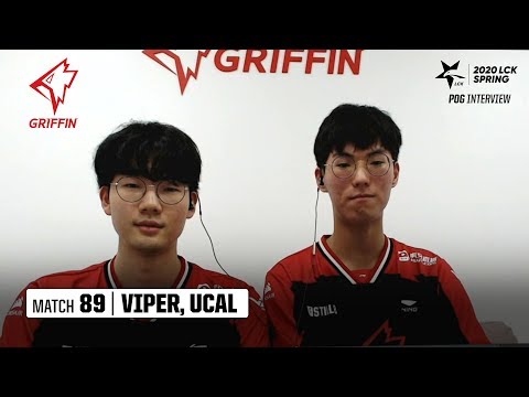 Interview with Viper, Ucal | GRF vs HLE 04.16 | 2020 LCK Spring