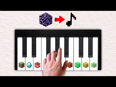 J'ai utilisé les sons de Minecraft pour faire une Musique... (dites moi si c'est éclaté)