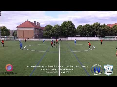 DIMANCHE 29 MAI U17REG RC ARGENTEUIL - CENTRE FORMATION FOOTBALL PARIS LES BUTS
