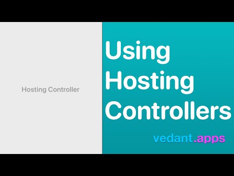 How to use Hosting Controllers with SwiftUI (SwiftUI in UIKit)