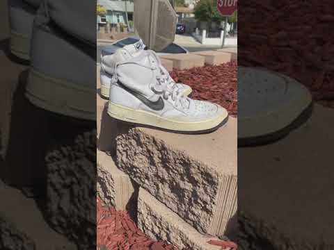 2003 Nike AF-1 White/Black Full Restoration