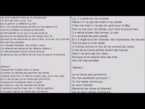 Vitaa  A Fleur De Toi +Paroles Lyrics