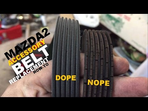 Mazda2 | Accessory Belt Replacement